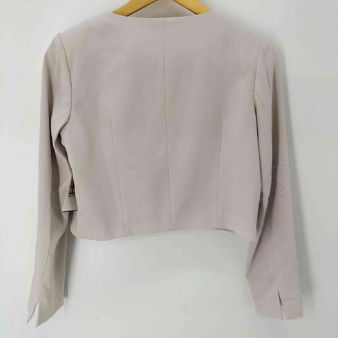 エポカ Epoca THE SHOP ノーカラー ダブルジャケット ショート丈 レディース JPN:40