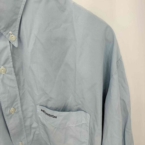 ネオンサイン NEON SIGN B.D WORK SHIRT ボタンダウン ワークシャツ メンズ JPN:44