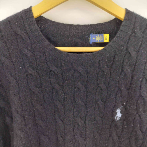 ポロラルフローレン POLO RALPH LAUREN ケーブル ニット ウールカシミヤ セーター メンズ import:M