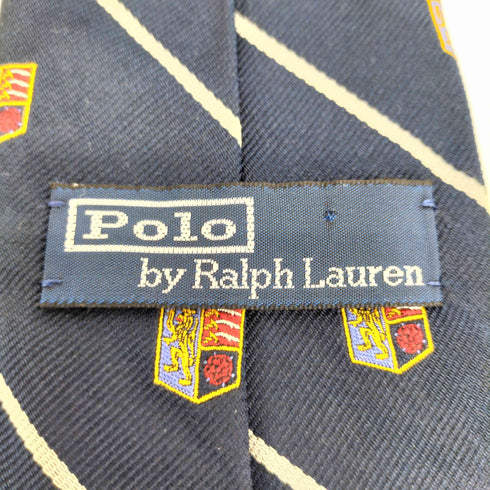 ポロバイラルフローレン Polo by RALPH LAUREN イタリア製 総柄 シルク 100 ネクタイ メンズ