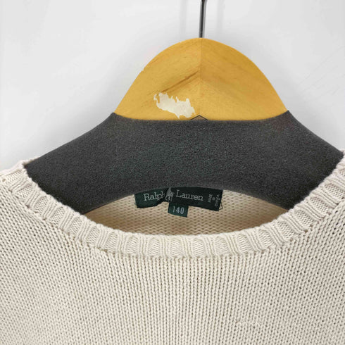 ラルフローレン RALPH LAUREN ベアプリント コットンニット レディース 140