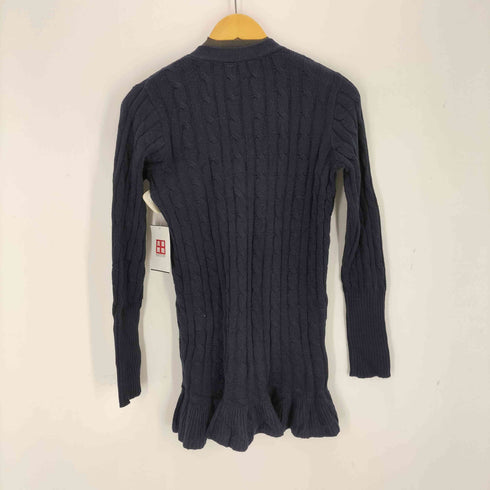 ラルフローレン RALPH LAUREN カシミヤ混 ケーブルニットカーディガン レディース 150