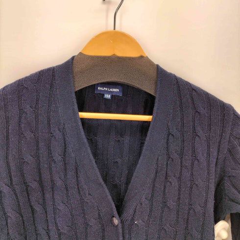 ラルフローレン RALPH LAUREN カシミヤ混 ケーブルニットカーディガン レディース 150
