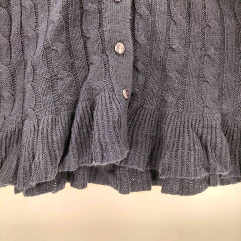ラルフローレン RALPH LAUREN カシミヤ混 ケーブルニットカーディガン レディース 150