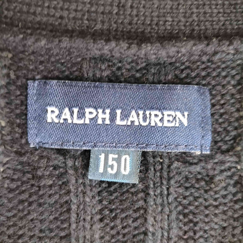 ラルフローレン RALPH LAUREN カシミヤ混 ケーブルニットカーディガン レディース 150