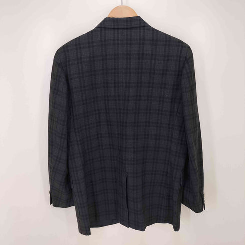 ヴァンヂャケット VAN JAC チェック 3Bテーラードジャケット メンズ a-5