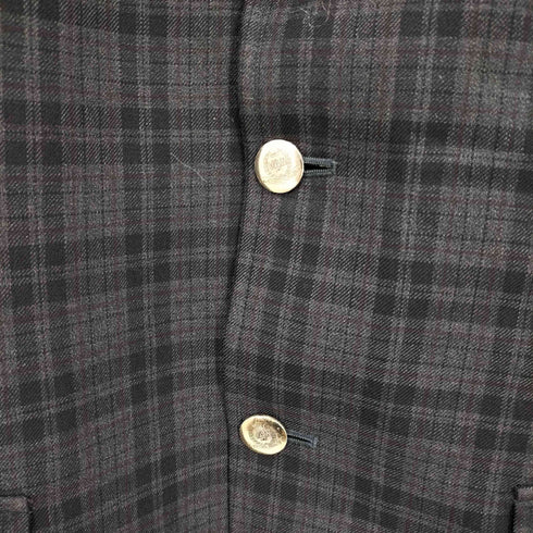 ヴァンヂャケット VAN JAC チェック 3Bテーラードジャケット メンズ a-5