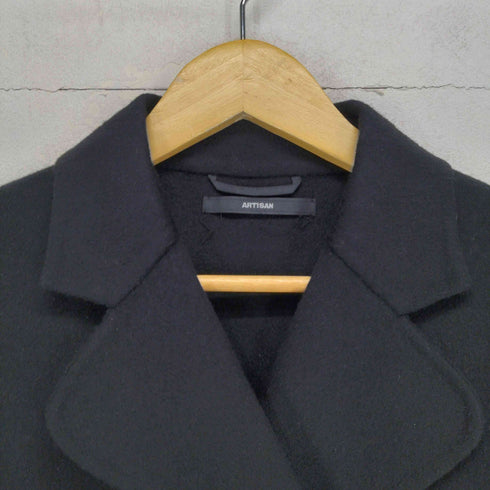 アルチザン ARTISAN ogawa kenichi Loro Piana アンゴラ混 ダブル チェスターコート レディース JPN:42