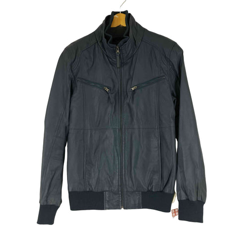 GLONE DEU 羊革シングルライダースジャケット メンズ JPN:L