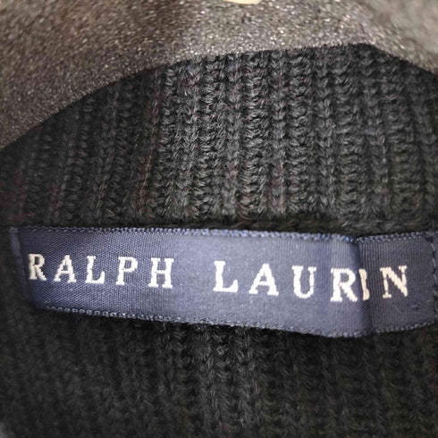 ラルフローレン RALPH LAUREN ウール混 ハイネックカーディガン レディース M