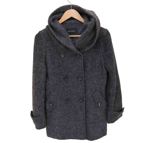 galloria モヘヤ混 ウールピーコート レディース JPN:9号