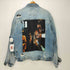 ザラ ZARA ラッシュ加工 パッチワークダメージデニム メンズ import:M