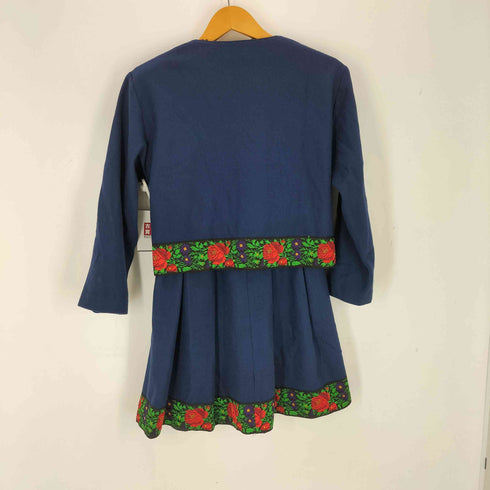 Blumarine バラモチーフ ノーカラープリーツセットアップ レディース 40