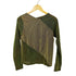 レイビームス Ray BEAMS 24AW RBS フロッキー ストライプ Vネック トップス レディース