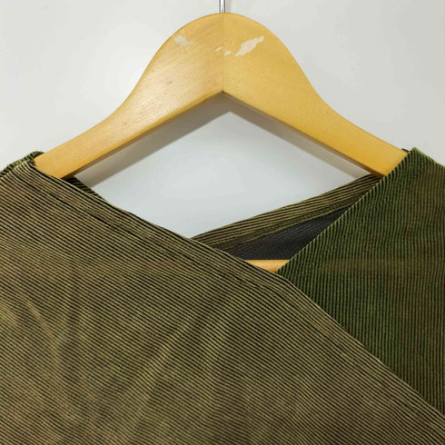 レイビームス Ray BEAMS 24AW RBS フロッキー ストライプ Vネック トップス レディース