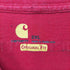 カーハート Carhartt ORIGINAL FIT 袖プリント クルーネック コットン ロンT メンズ 2XL