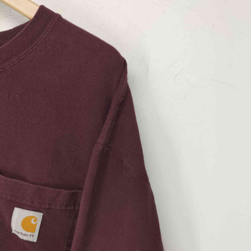 カーハート Carhartt LOOSE FIT WORKWEAR L/S POCKET T-SHIRT クルーネック ポケット コットン ロンT メンズ 2XL