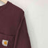 カーハート Carhartt LOOSE FIT WORKWEAR L/S POCKET T-SHIRT クルーネック ポケット コットン ロンT メンズ 2XL