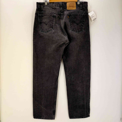 リーバイス Levis 90S 505 ボタン裏 411M 刻印 オレンジタブ 先染め ジップフライ ブラック デニム パンツ 1997年製 メンズ W38 L30