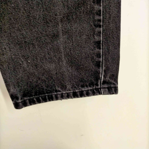リーバイス Levis 90S 505 ボタン裏 411M 刻印 オレンジタブ 先染め ジップフライ ブラック デニム パンツ 1997年製 メンズ W38 L30