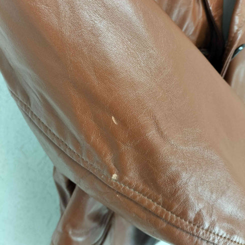 cow leather jines レザー テーラードジャケット レディース JPN:38