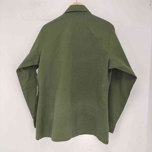 ユーエスアーミー U.S. ARMY 80s ユーティリティシャツ L/S ミリタリーシャツ メンズ 15 1/2×33