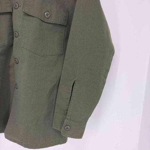 ユーエスアーミー U.S. ARMY 80s ユーティリティシャツ L/S ミリタリーシャツ メンズ 15 1/2×33