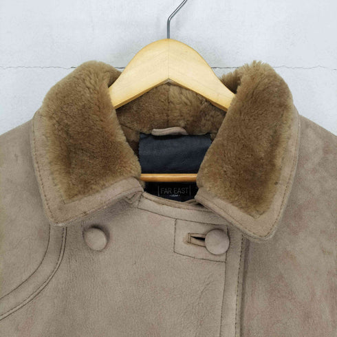 sheepskin far east クロップド ファー ムートンジャケット レディース