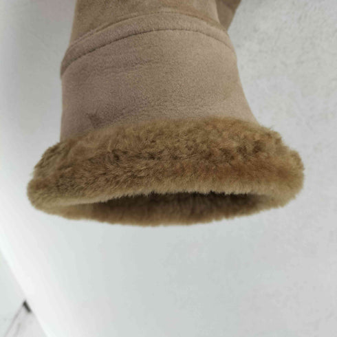 sheepskin far east クロップド ファー ムートンジャケット レディース