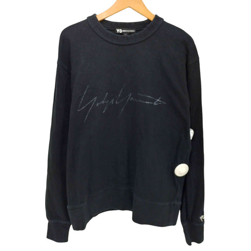 ワイスリー Y-3 20SS DISTRESSED SIGNATURE CREW SWEATSHIRT メンズ JPN:S