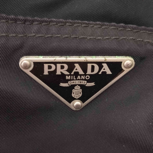 プラダ PRADA レザーハンドル ナイロン トートバッグ レディース
