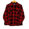 ペンドルトン PENDLETON 70S USA製 PURE VIRGIN WOOL バージンウール チェックシャツ ボードシャツ フラップポケット 開襟 オープンカラー メンズ import:M
