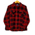 ペンドルトン PENDLETON 70S USA製 PURE VIRGIN WOOL バージンウール チェックシャツ ボードシャツ フラップポケット 開襟 オープンカラー メンズ import:M