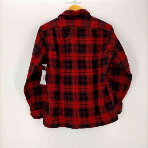 ペンドルトン PENDLETON 70S USA製 PURE VIRGIN WOOL バージンウール チェックシャツ ボードシャツ フラップポケット 開襟 オープンカラー メンズ import:M