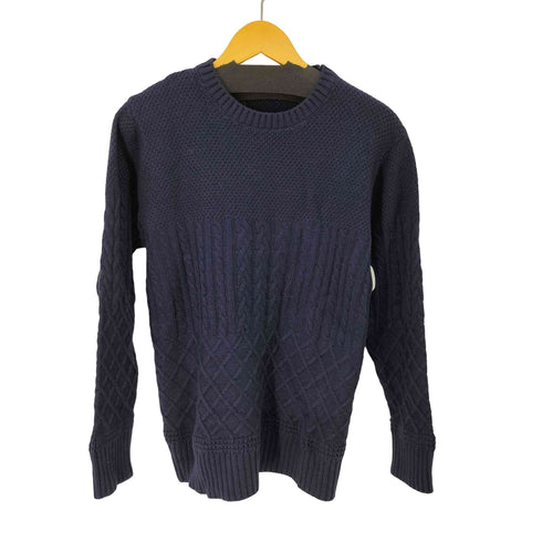 テットオム TETE HOMME ウールナイロンケーブルニット メンズ 6