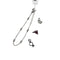ゲス GUESS 925 STERLING SILVER マルチチャーム ブレスレット レディース FREE
