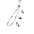 ゲス GUESS 925 STERLING SILVER マルチチャーム ブレスレット レディース FREE