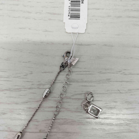 ゲス GUESS 925 STERLING SILVER マルチチャーム ブレスレット レディース FREE