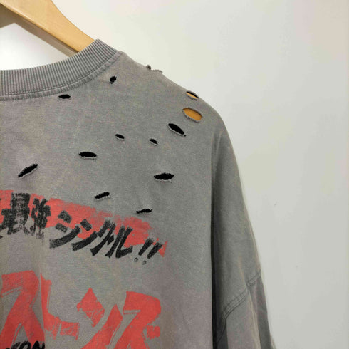 ザラ ZARA WASHED-EFFECT T-SHIRT レディース import:M