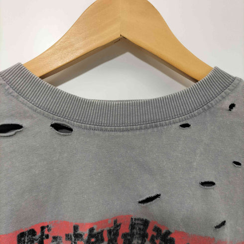 ザラ ZARA WASHED-EFFECT T-SHIRT レディース import:M