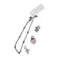 ゲス GUESS 925 STERLING SILVER マルチチャーム ブレスレット レディース FREE