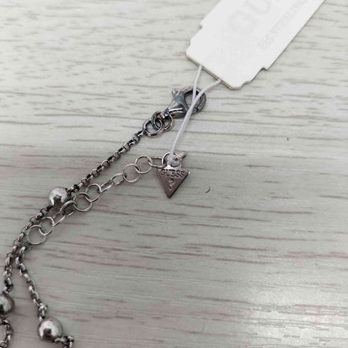 ゲス GUESS 925 STERLING SILVER マルチチャーム ブレスレット レディース FREE