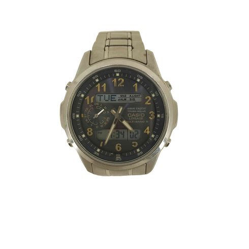 カシオ CASIO LINEAGE メタルバンド ウォッチ メンズ