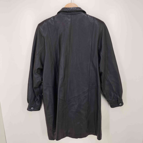 dantina ショールカラー ラムレザーコート レディース