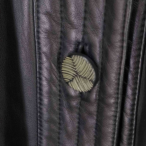 dantina ショールカラー ラムレザーコート レディース