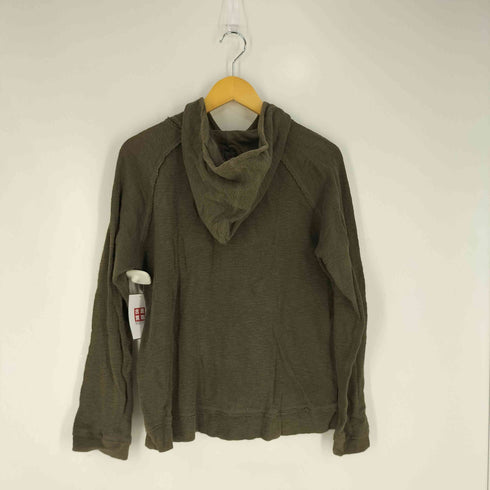 パッゾデニムストアー PAZZO DENIM STORE Y2K ロゴ サーマル地 ジップアップパーカー メンズ import:L