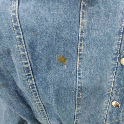 JAG スタッズ デニム 裏地総柄 ジャンプスーツ レディース M