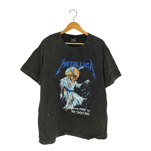 QUELLA STRADA METALICA 両面プリント ウォッシュド クルーネックTシャツ メンズ JPN:XL