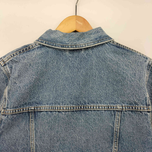 ザラ ZARA クロップド デニム ジャケット レディース import:S