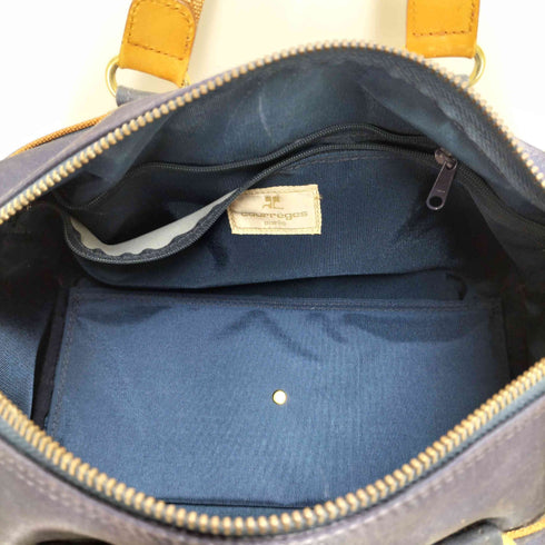 クレージュ courreges ロゴ スタッズ ハンドバッグ vintage レディース